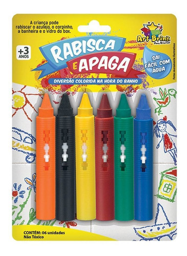 Imagem 3 de 3 de Caneta Rabisca Apaga Piscina Hora Do Banho Entrega 24h