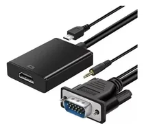 Comprar Adaptador Cable Convertidor De Vga A Hdmi Full Hd 1080p Con Cable Para Audio Y Cable De Sumistro De Energía Jkr Tech