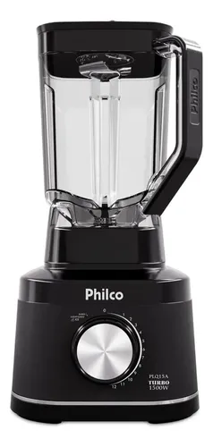 Liquidificador Philco 1500W 3,1L 12 Velocidades com 6 Lâminas PLQ15A