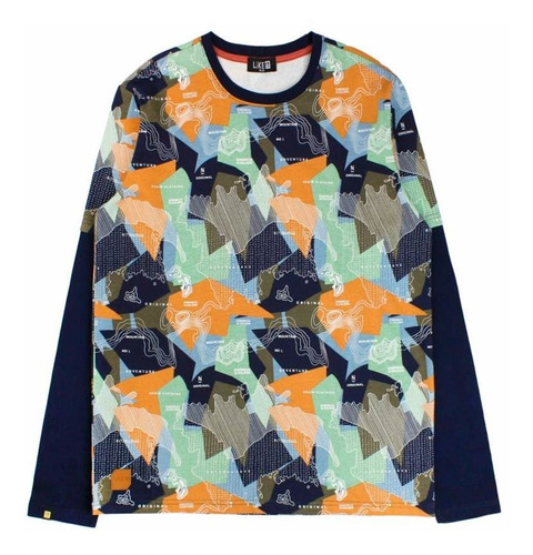 Polera Nordic Azul Marino Teens Niño Like It