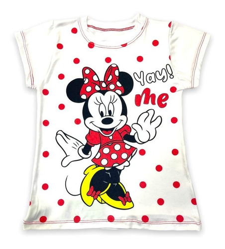 Franela Para Niñas De Minnie Mouse