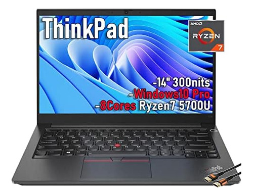 Laptop Lenovo Thinkpad E14 Gen3 14 Fhd Slim 8-core Amd Ryz