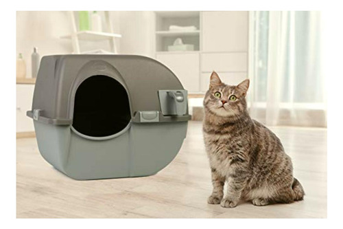 Omega Paw Roll 'n Clean Caja De Arena Autolimpiable, Color