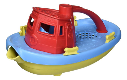 Green Toys Tug Boat Red - Cb