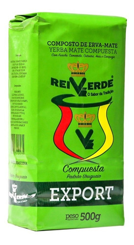 Rei Verde Compuesta, Yerba Mate Estilo Uruguayo 500 Gr Tkp