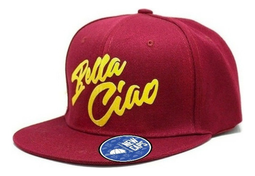 Gorra Plana Bella Ciao Casa De Papel #bella New Caps