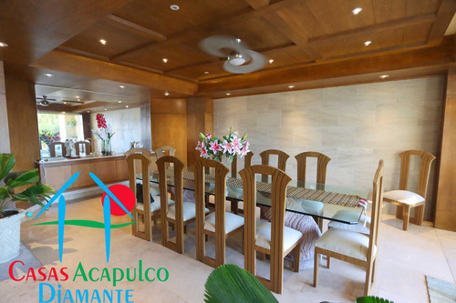 Cad Vista De La Bruma 3. Lujo Y Amplitud Frente Al Mar: Residencia Con Alberca, Palapa Y Vistas Espectaculares En Acapulco