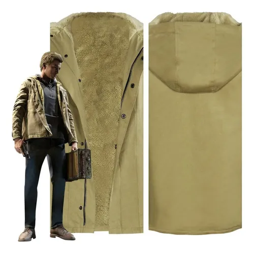 Evil Village Ethan Winters Cosplay Abrigo Grueso For Hombre