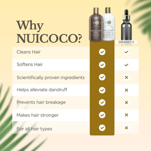 Niucoco | Shampoo E Condicionador Totalmente Natural Com Óle