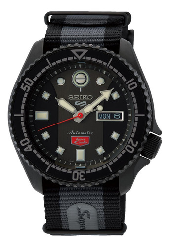 Relógio New Seiko 5 Sports Aut Honda Super Cub Srpj75k1