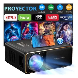 Proyector Hd 8k Android Wifi Full 1080p 12000lm Proyectores