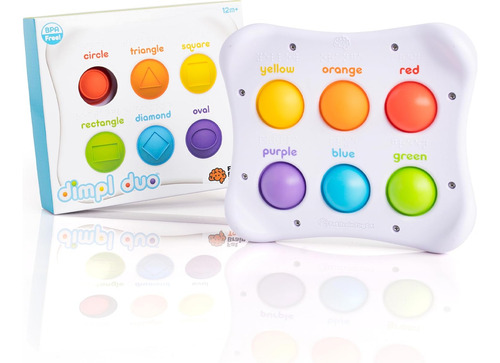 Fat Brain Toys Dimpl Duo: Juguete Sensorial De Aprendizaj...