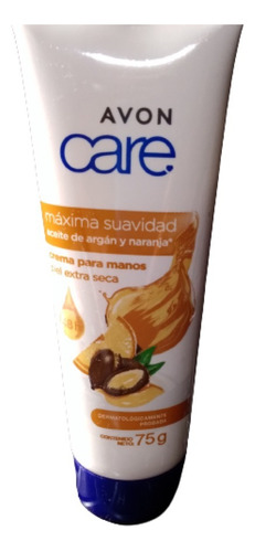 Avon Care Crema Para Manos Aceite De Argan Y Naranja  75 Grs