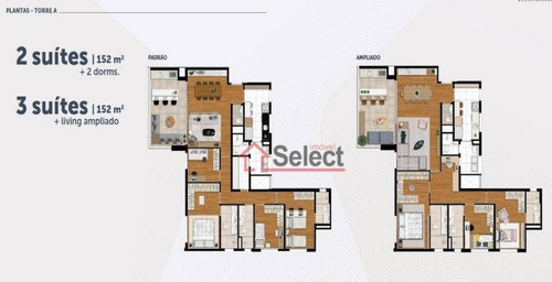 Imagem 12 de 12 de Apartamento Com 4 Dormitórios À Venda, 152 M² Por R$ 1.512.160,00 - Mooca - São Paulo/sp - Ap1398