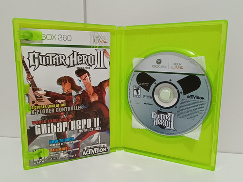 Jogo Guitar Hero 2 Original Xbox 360 Mídia Física (completo) (Usado)