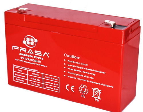 6v - 12a Y 1 Cargador Cs6 Reemplazo Para Carro Montable