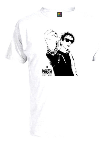 Remera Gustavo Cerati 4 - Ok Creativo