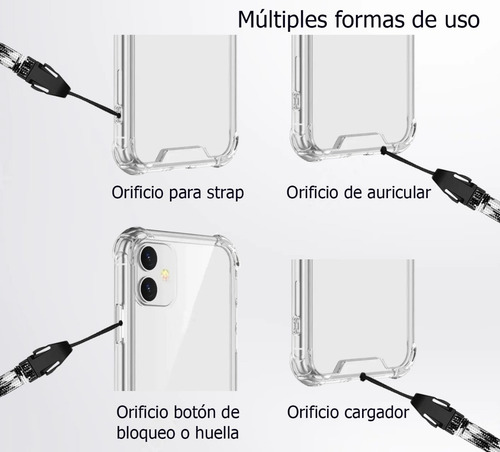 Imagen 4 de 10 de Strap Correa Mano Premium Con Regulador Para Funda Celular