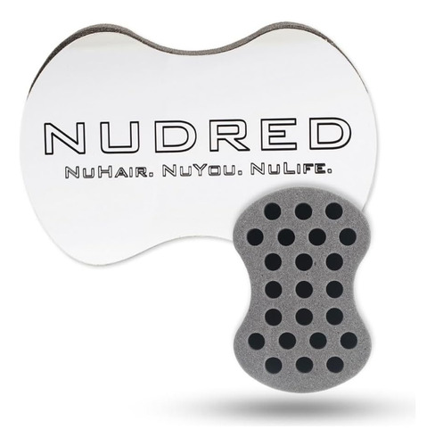 Cepillo De Esponja Para Cabello Nudred Mejorado: Texturizado