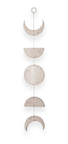 Imagen 1 de 9 de Colgante Nórdico Luna Diseño Boho
