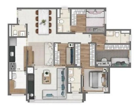 Imagem 18 de 21 de Apartamento Residencial Para Venda, Vila Andrade, São Paulo - Ap8281. - Ap8281-inc