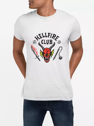 CAMISOLAS STRANGER THINGS HELLFIRE CLUB - TAMANHO JUVENIL