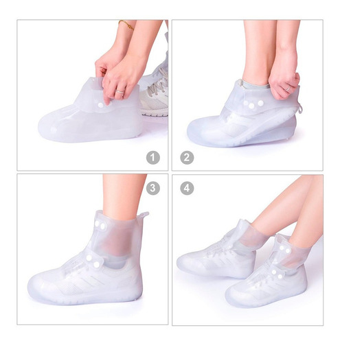 Protector De Zapatos Para Lluvia 100% Impermeable Antilluvia