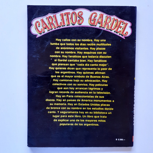 Revista - Carlos Gardel (como Nunca Se Vio) Gente (Usado)