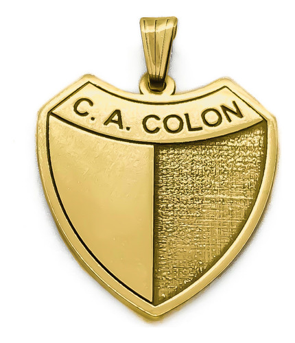 Dije Escudo Fútbol Equipo Argentina Oro 18k Club Atlético Colón