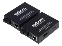 Comprar Par De Conversores Mídia Fibra Conversor Giga 1000 Mbps A\u002Fb