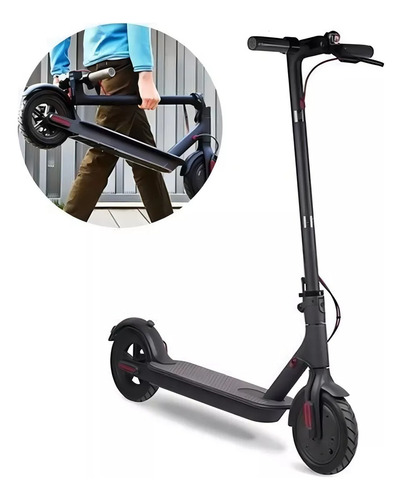 Patinete Eletrico Foston S09 Recarregavel Com App Cinza-escuro