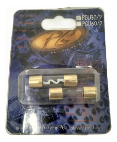 Accesorios Carro Juego Fusibles Phoenix Gold 30 Amps