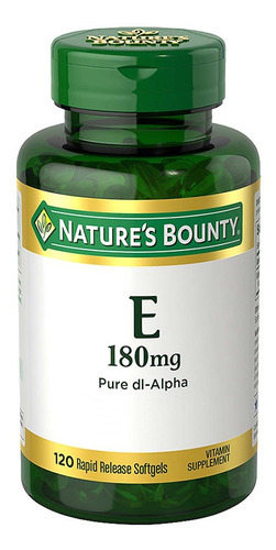 Nature´s Bounty Vitamina E 180 Mg X 120 Capsulas Blandas