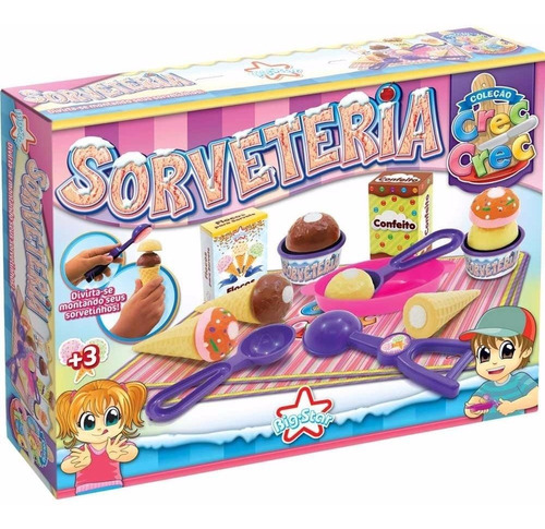 Kit Sorveteria Brincando Casinha Bigstar