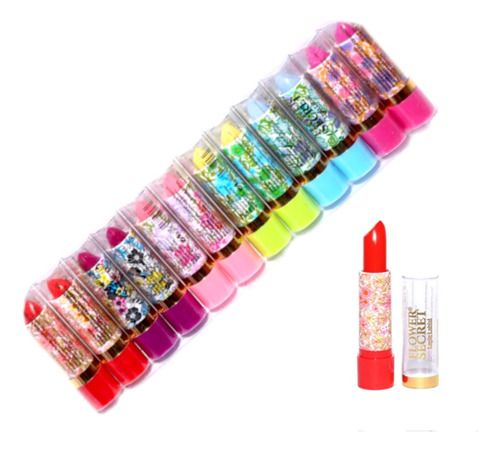 Pack De 12 Labiales Magicos Florales 