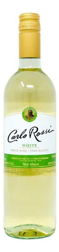 Pack De 4 Vino Blanco Carlo Rossi White 750 Ml