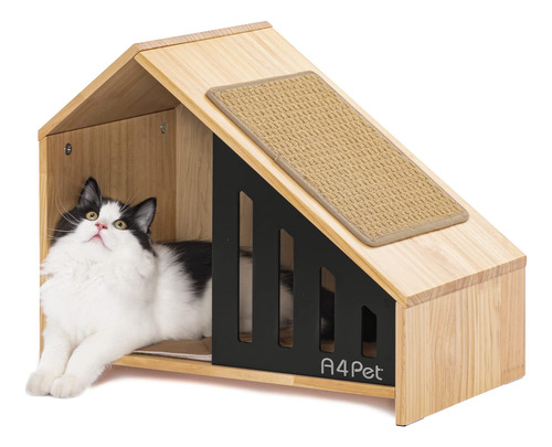 A4pet - Casa De Madera Para Gatos, Condominio Para Gatos De.