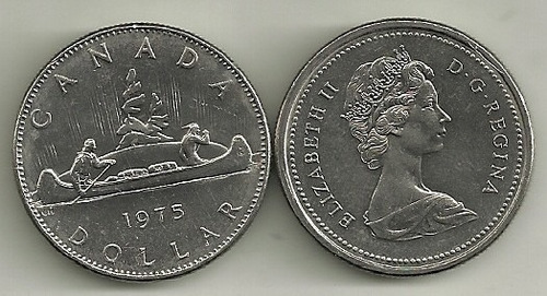 Moneda Canada 1 Dolar Año 1975 Sin Circular