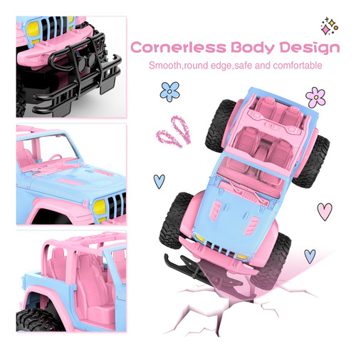 Auto A Control Remoto Nqd 116 80 Minutos Todoterreno Rc Color Personaje