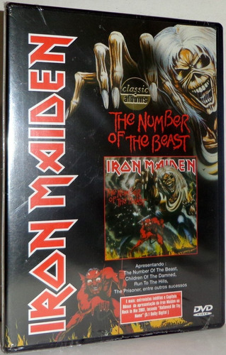 Iron Maiden The Number Of The Beast Dvd Raro Novo Lacrado !!