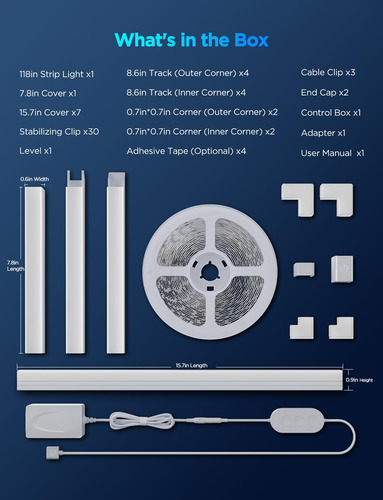 Tiras De Luces Led Govee Rgbic De 3 M Con Fundas Que Funcion
