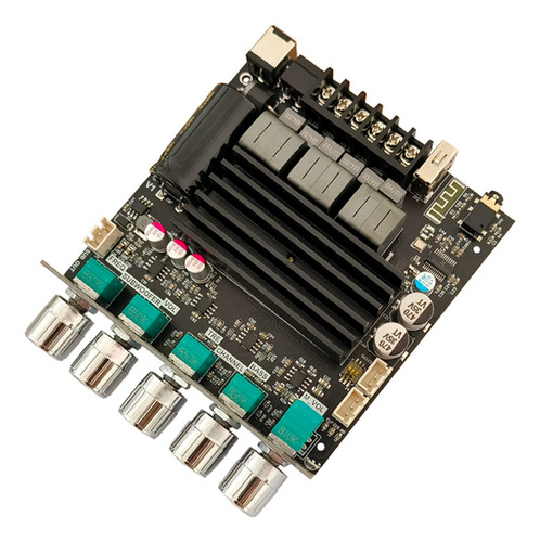 Placa Amplificadora Digital Zk-st21 2.1 Canais 100wx2+200w S