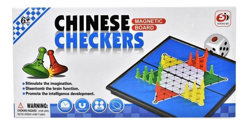 Juego Mesa Damas Chinas Tablero Magnetico