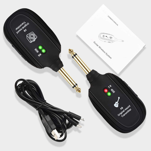 Imagen 7 de 7 de Sistema Transmisor Y Receptor Inalambrico Guitarra Uhf