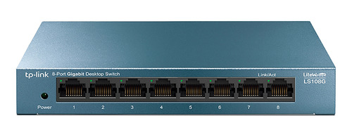 Tp-link Ls108g Switch Con 8 Puertos 10/100/1000 Mbps
