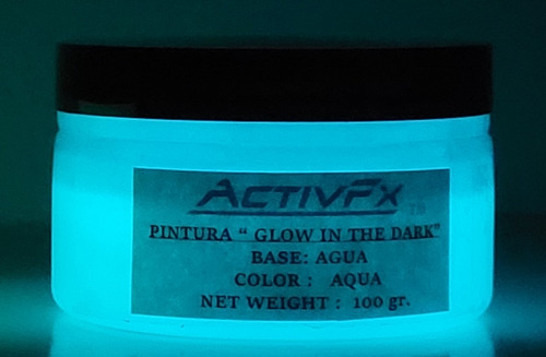 Pintura   Glow In The Dark   Base Agua 100 Gr.