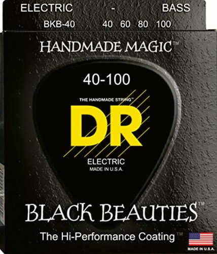 Dr Strings Black Beauties Cuerdas Para Bajo (bkb-40)