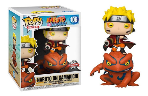 Funko Pop! Naruto On Gamakichi #106 Naruto Shippuden Special