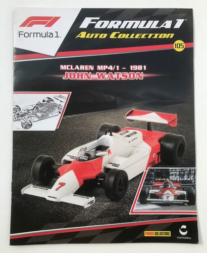 Revista Fórmula 1 #105 Mclaren Mp4/1 1981 John Watson Panini