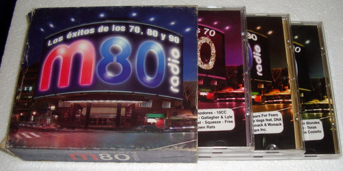 Exitos De Los 70 80 Y 90 M80 Radio 3 Cds Marvin Gaye + Oa